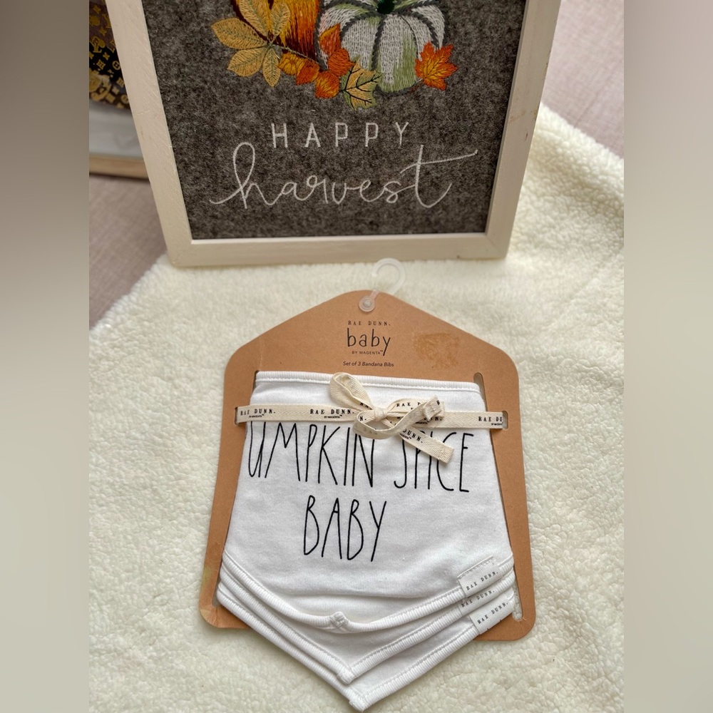 Rae Dunn baby bibs